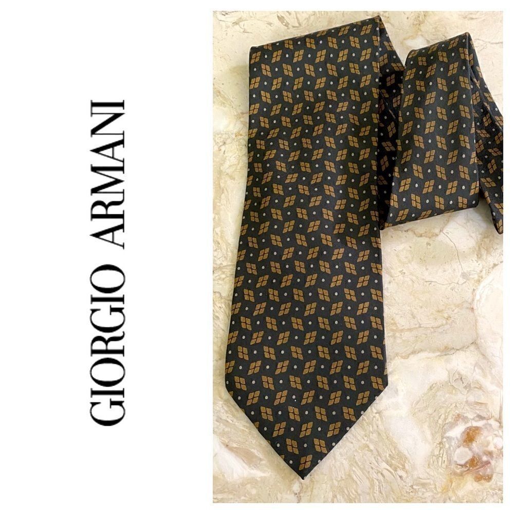 Giorgio Armani 100% Silk Tie Vintage